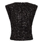 RoslynCC Sequin Top - Black - Co'couture