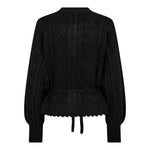 RowCC Cable Tie Cardigan - Black - Co'couture