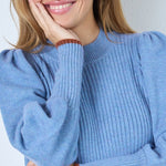 RowCC O - Puff Knit - Blue - Co'couture