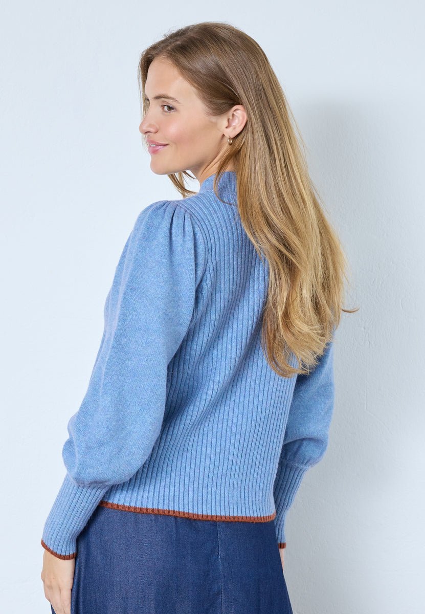 RowCC O - Puff Knit - Blue - Co'couture