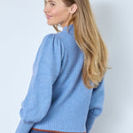 RowCC O - Puff Knit - Blue - Co'couture