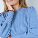 RowCC O - Puff Knit - Blue - Co'couture