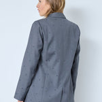 SagaCC Single Blazer - Mid Grey - Co'couture