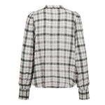 Sally Check V - Blouse - Off white - Co'couture