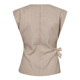 SalvieCC Pleat Top - Bone - Co'couture