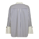 SamsonCC Stripe Cuff Shirt - Navy - Co'couture