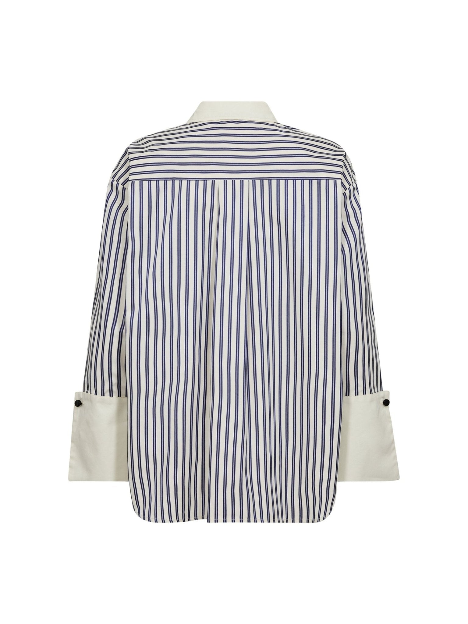 SamsonCC Stripe Cuff Shirt - Navy - Co'couture