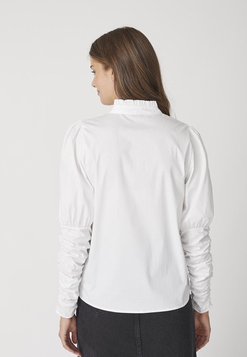 SandyCC Poplin Puff Shirt - White - Co'couture