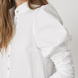 SandyCC Poplin Puff Shirt - White - Co'couture