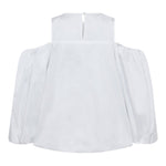 SannaCC Balloon Blouse - White - Co'couture