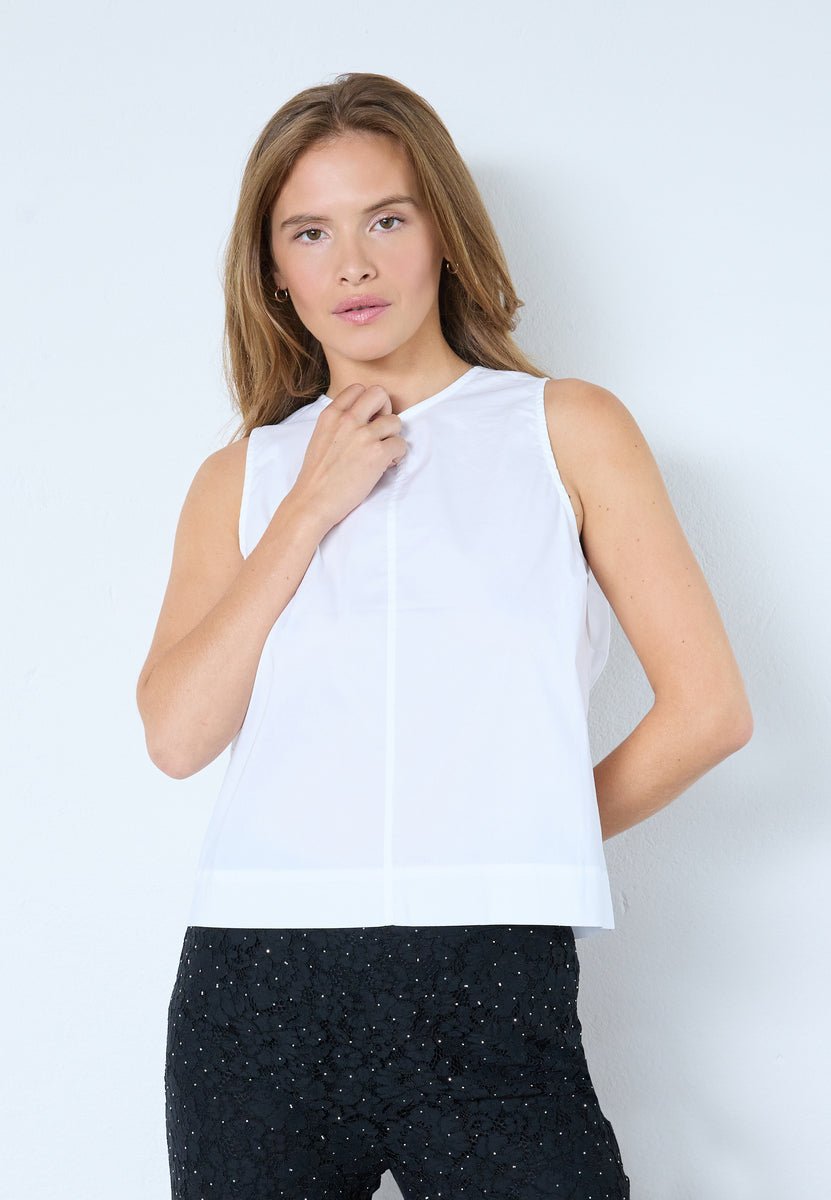 SannaCC Bow Top - White - Co'couture