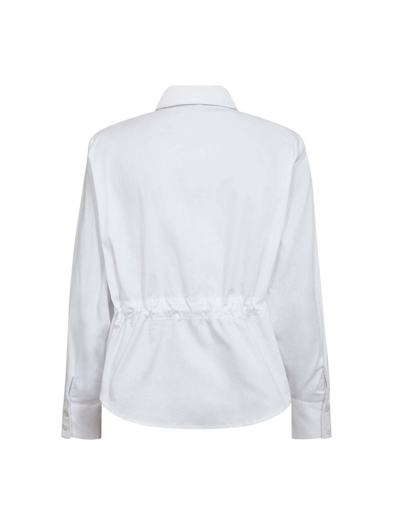 SannaCC Tie Waist Shirt - White - Co'couture