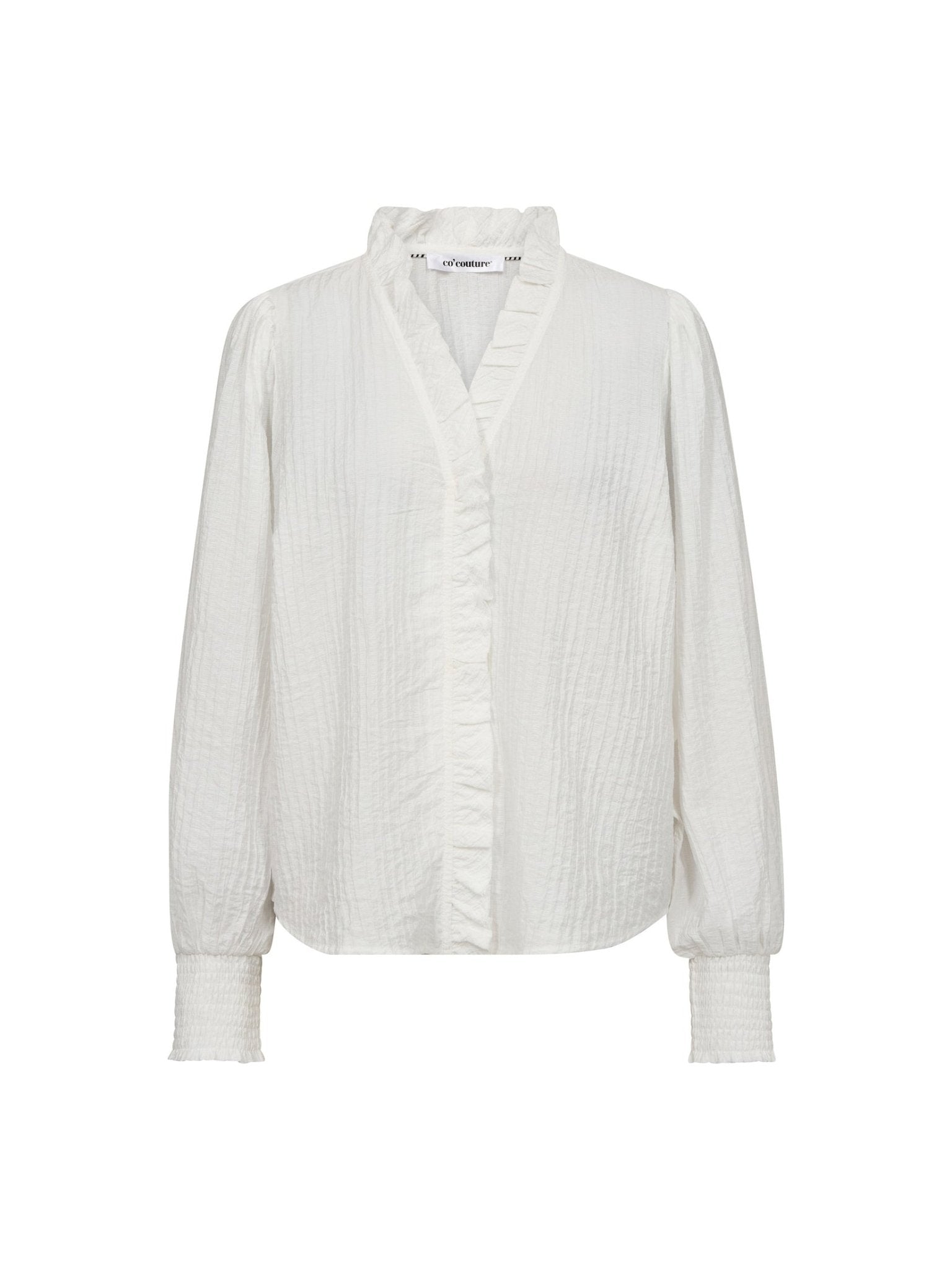 ShinaCC Frill LS Shirt - Off white - Co'couture