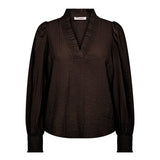 ShinaCC V - Blouse - Dark Brown - Co'couture
