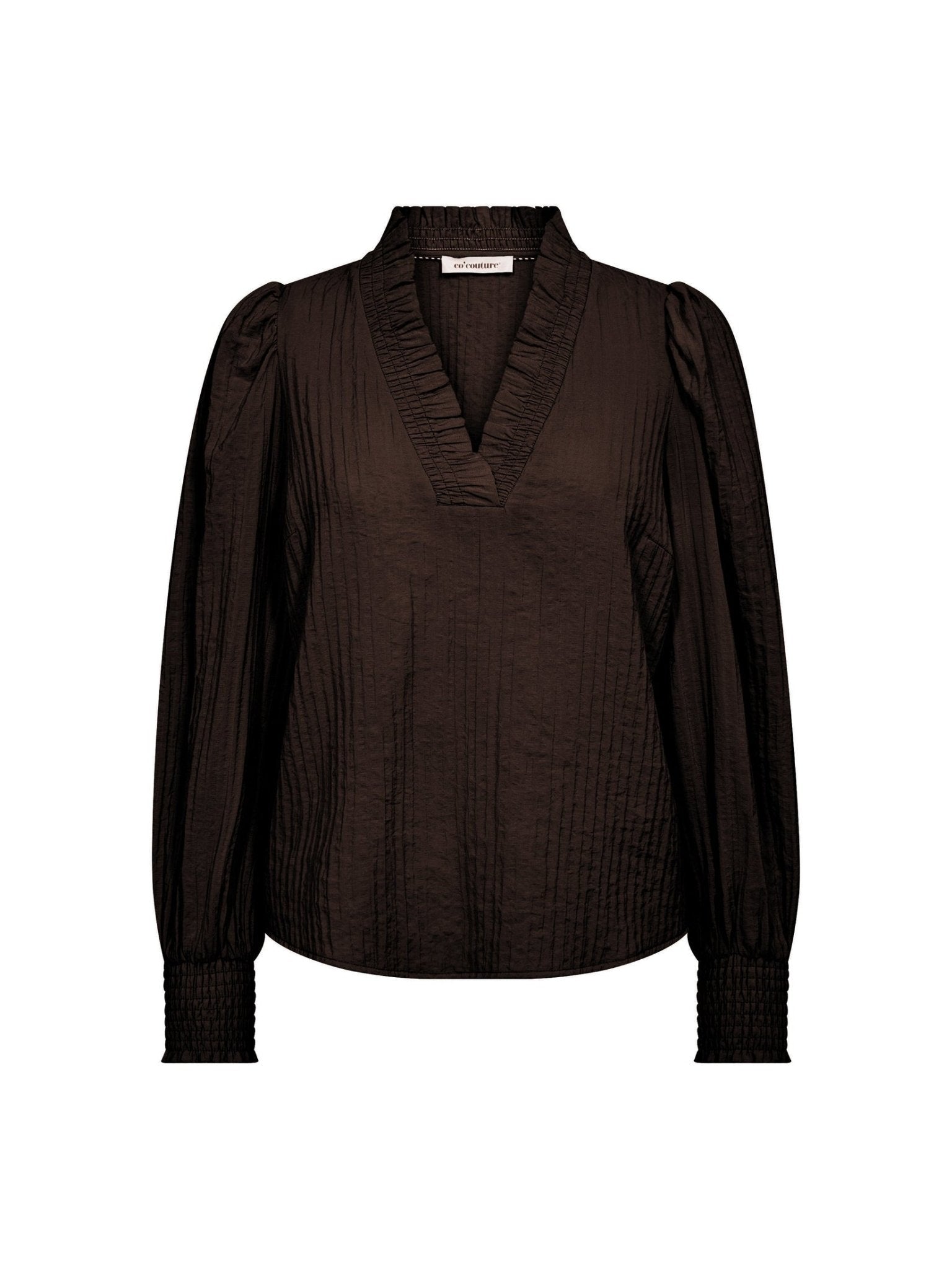 ShinaCC V - Blouse - Dark Brown - Co'couture