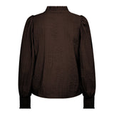 ShinaCC V - Blouse - Dark Brown - Co'couture
