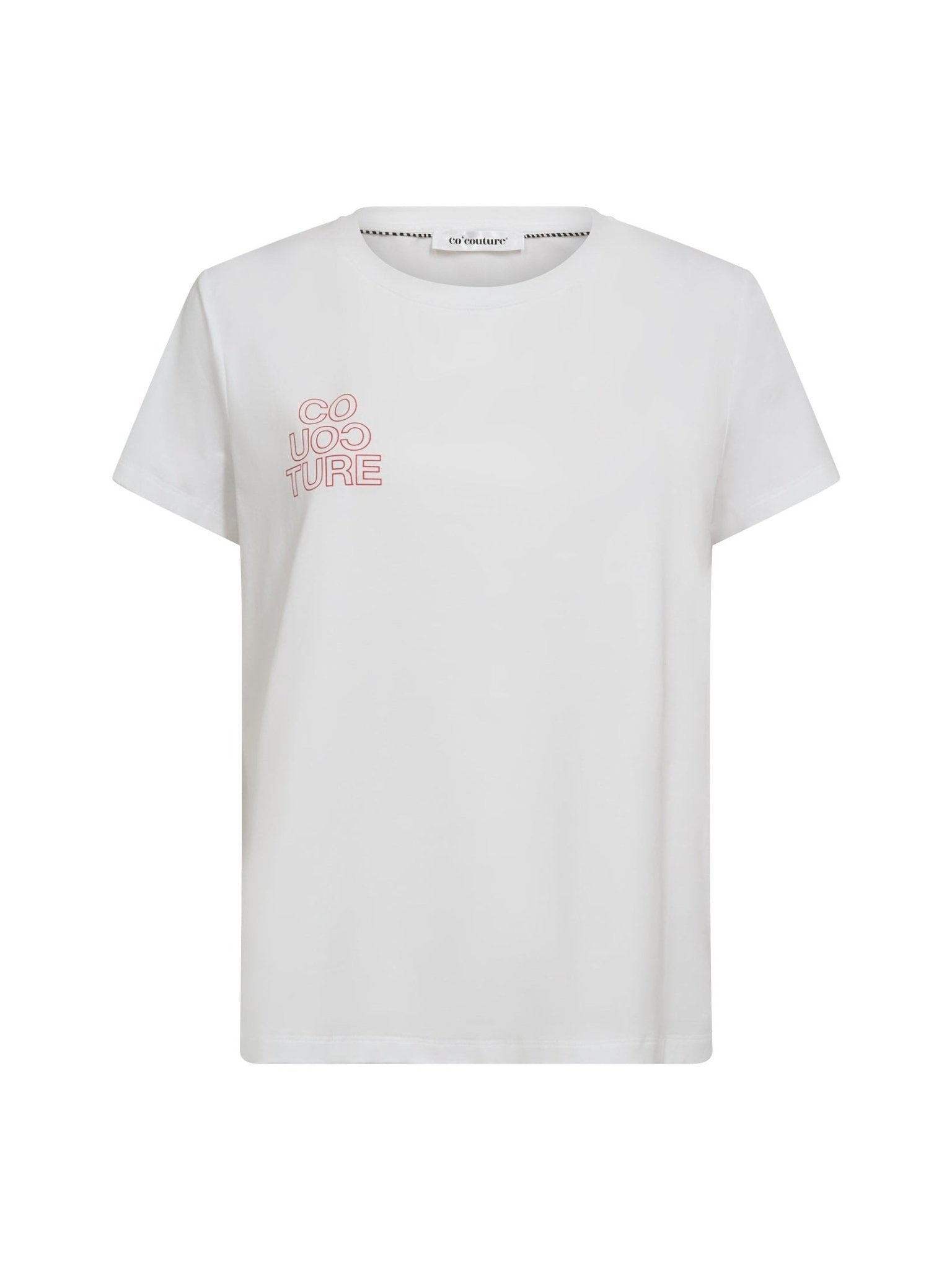 SiaraCC Outline Tee - CandyflossWhite - Co'couture