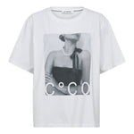 SiaraCC Pearl Necklace Box Tee - White - Co'couture