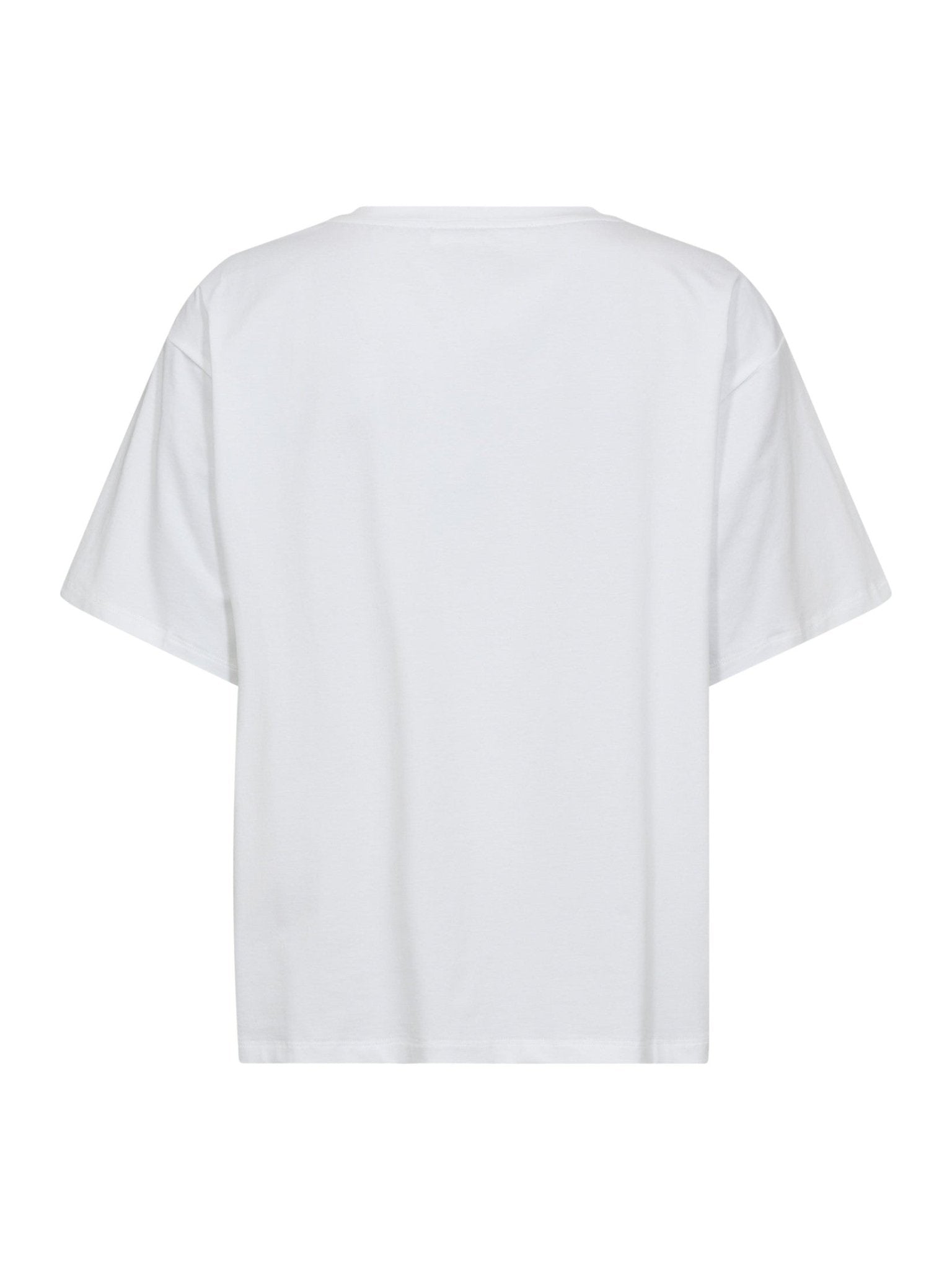 SiaraCC Pearl Necklace Box Tee - White - Co'couture