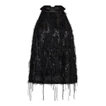 SillaCC Sequin Halter Top - Black - Co'couture