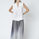 SuedaCC Frill Top - White - Co'couture