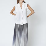 SuedaCC Frill Top - White - Co'couture