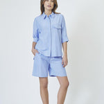 TeaCC Stripe SS Shirt - Blue - Co'couture