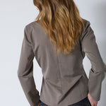 TengaCC Pleat Blouse - Walnut - Co'couture