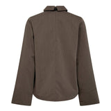 TengaCC Tie Blouse - Walnut - Co'couture