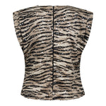TigerCC Sequin Top - Bone - Co'couture