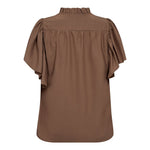 ToraCC Frill V - top - Walnut - Co'couture