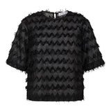 TriangleCC SS Blouse - Black - Co'couture