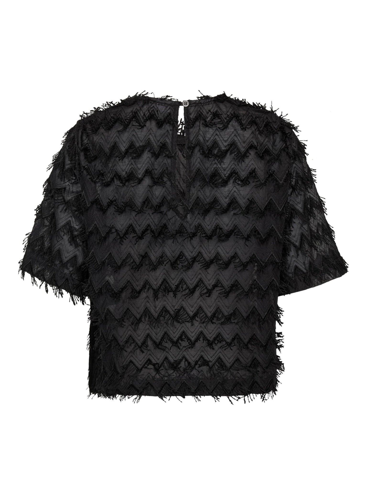 TriangleCC SS Blouse - Black - Co'couture