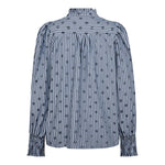 TrixieCC Dot V - Shirt - Blue - Co'couture