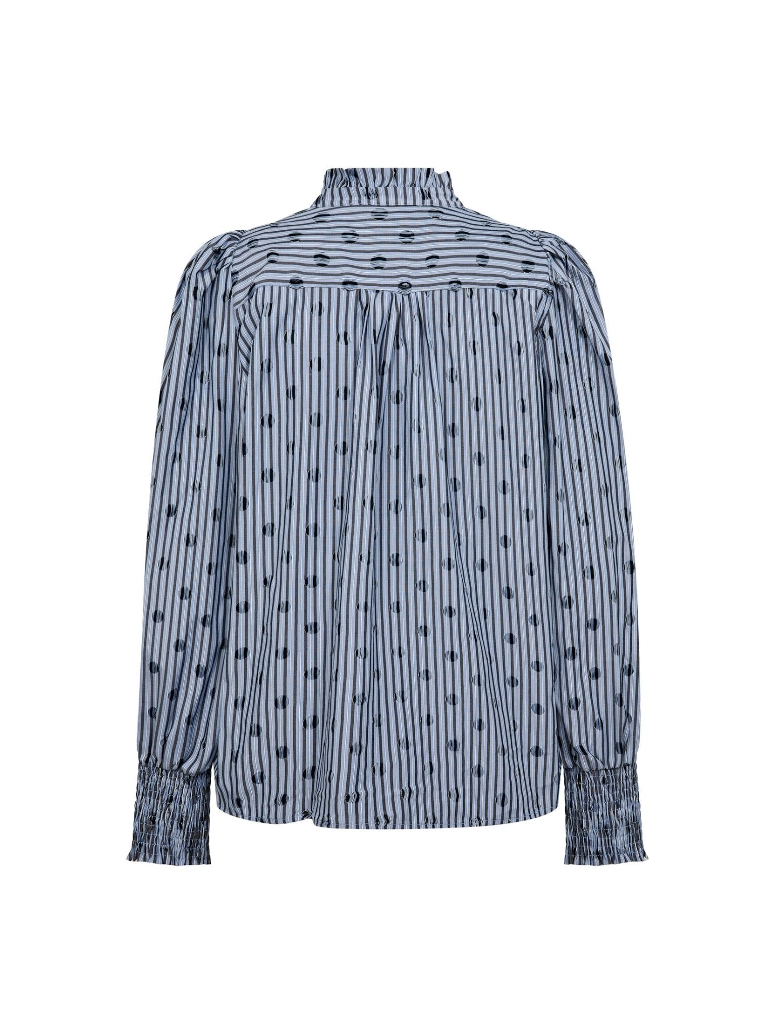 TrixieCC Dot V - Shirt - Blue - Co'couture