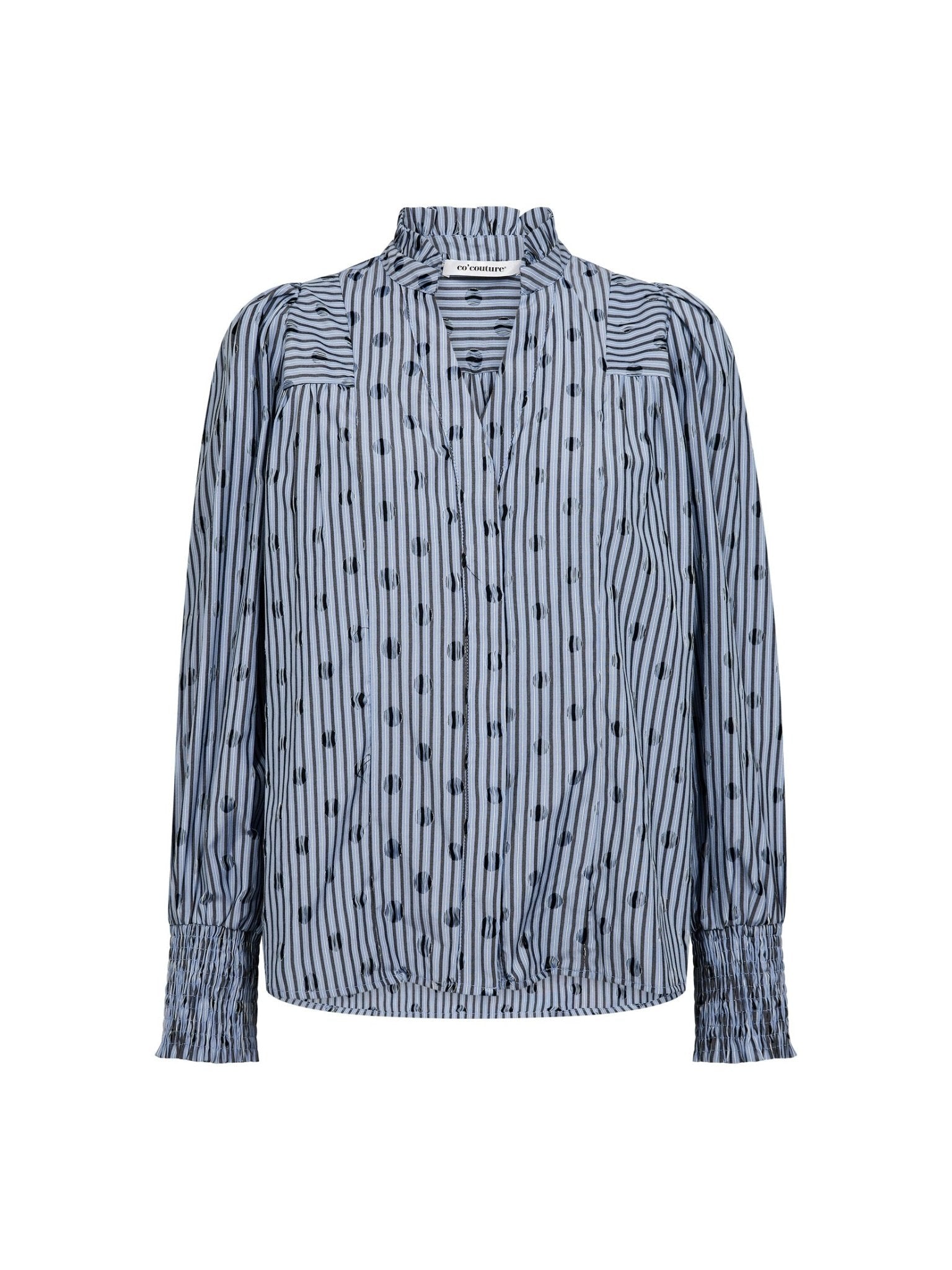 TrixieCC Dot V - Shirt - Blue - Co'couture